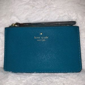 Blue Kate spade wristlet